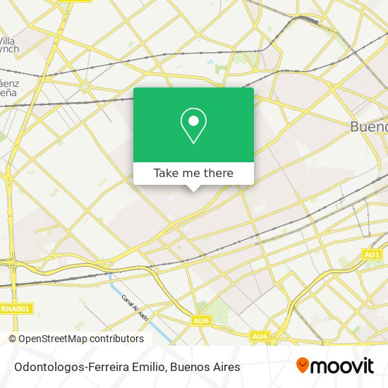 Odontologos-Ferreira Emilio map