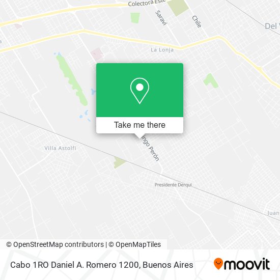 Cabo 1RO Daniel A. Romero 1200 map