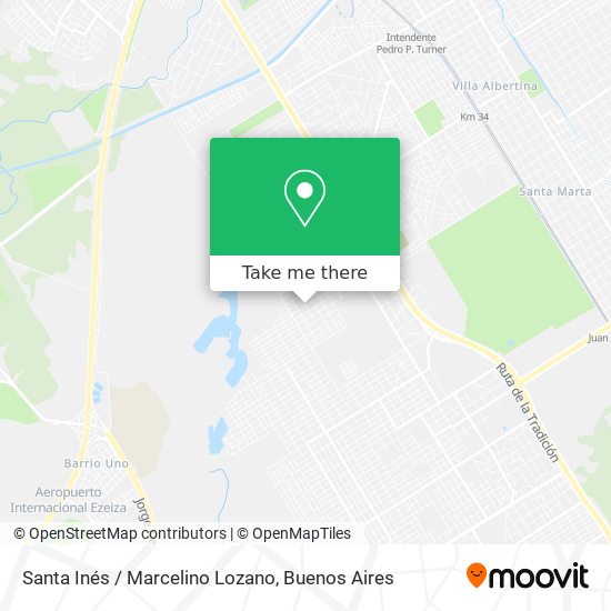 Santa Inés / Marcelino Lozano map