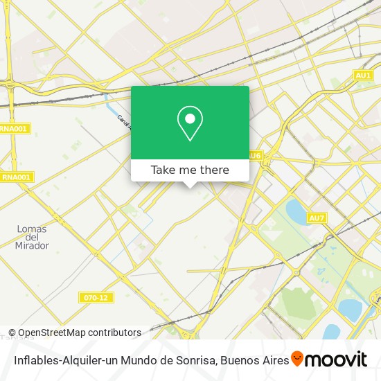 Inflables-Alquiler-un Mundo de Sonrisa map