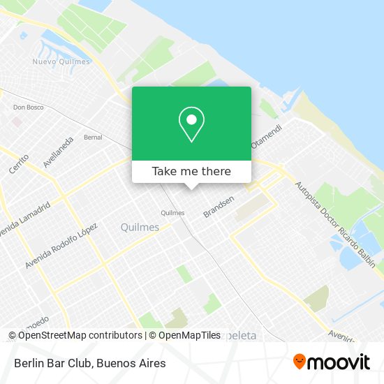 Mapa de Berlin Bar Club