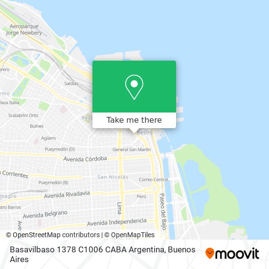 Mapa de Basavilbaso 1378  C1006 CABA  Argentina