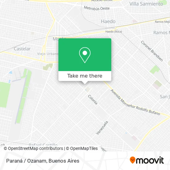 Mapa de Paraná / Ozanam