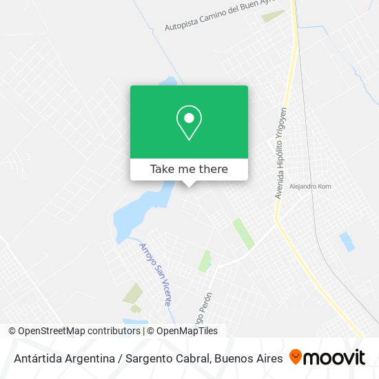 Antártida Argentina / Sargento Cabral map