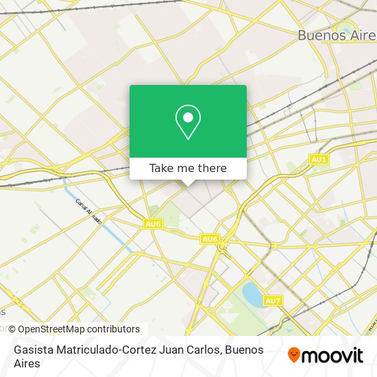 Gasista Matriculado-Cortez Juan Carlos map