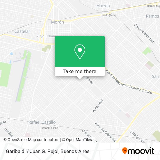 Garibaldi / Juan G. Pujol map