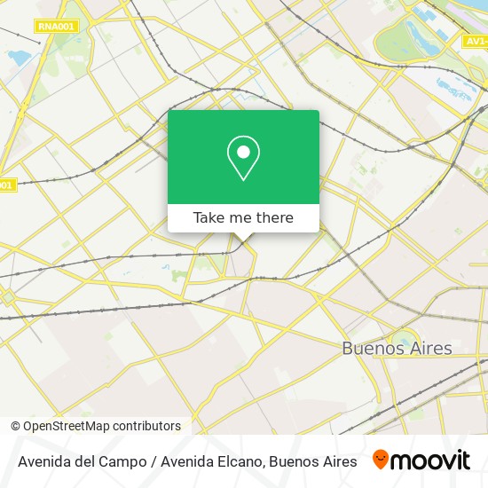 Avenida del Campo / Avenida Elcano map