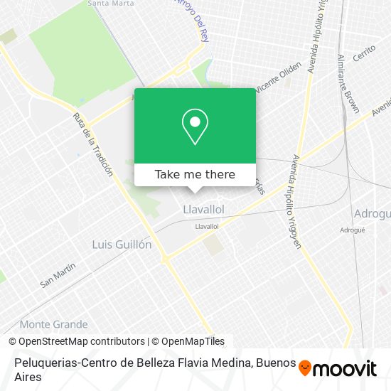 Peluquerias-Centro de Belleza Flavia Medina map