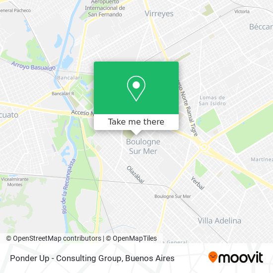 Mapa de Ponder Up - Consulting Group