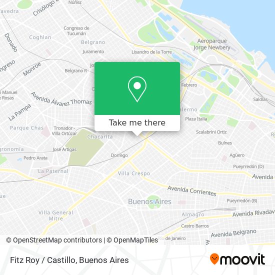 Fitz Roy / Castillo map