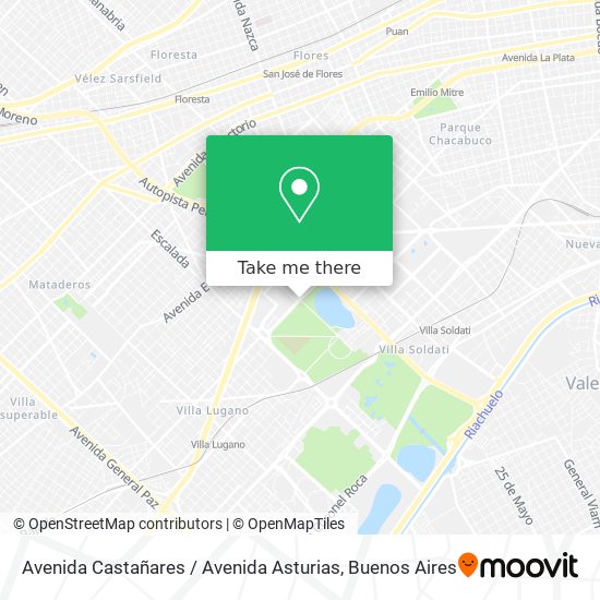 Mapa de Avenida Castañares / Avenida Asturias