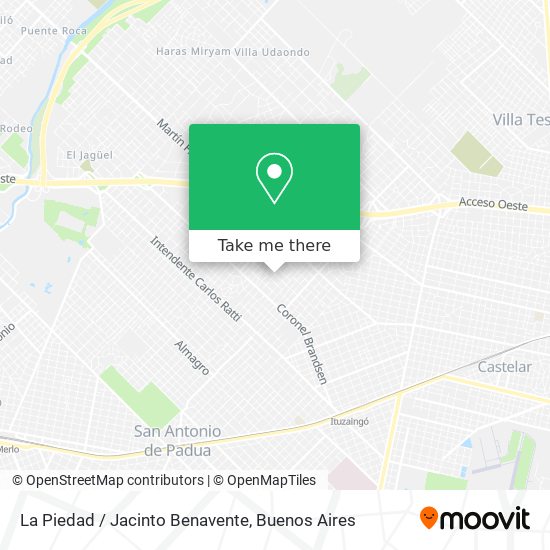 Mapa de La Piedad / Jacinto Benavente