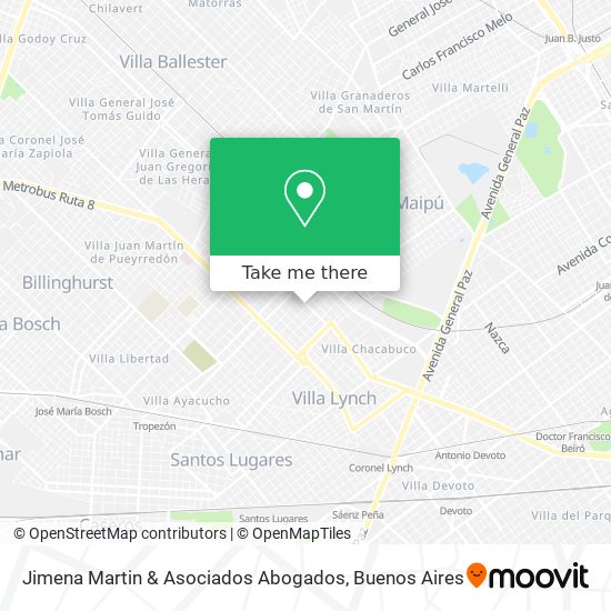 Jimena Martin & Asociados Abogados map