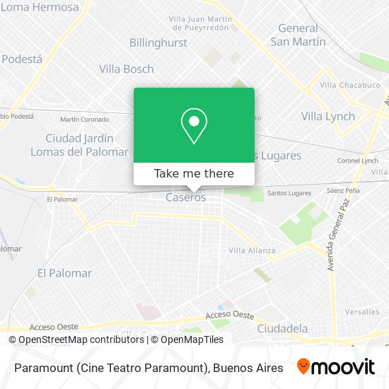 Paramount (Cine Teatro Paramount) map