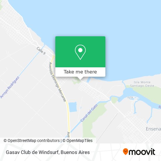 Gasav Club de Windsurf map