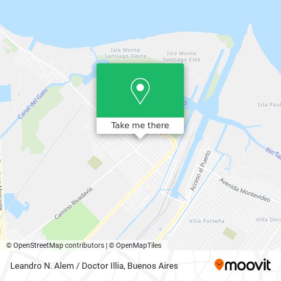Mapa de Leandro N. Alem / Doctor Illia