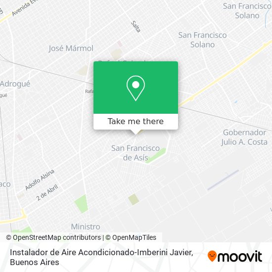 Instalador de Aire Acondicionado-Imberini Javier map