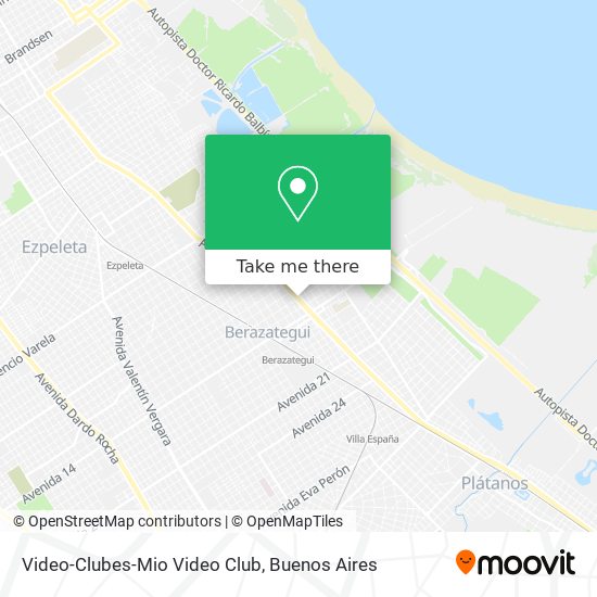 Mapa de Video-Clubes-Mio Video Club