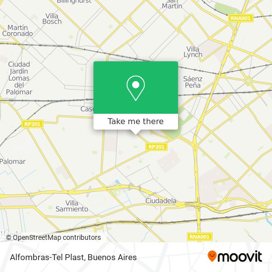 Alfombras-Tel Plast map