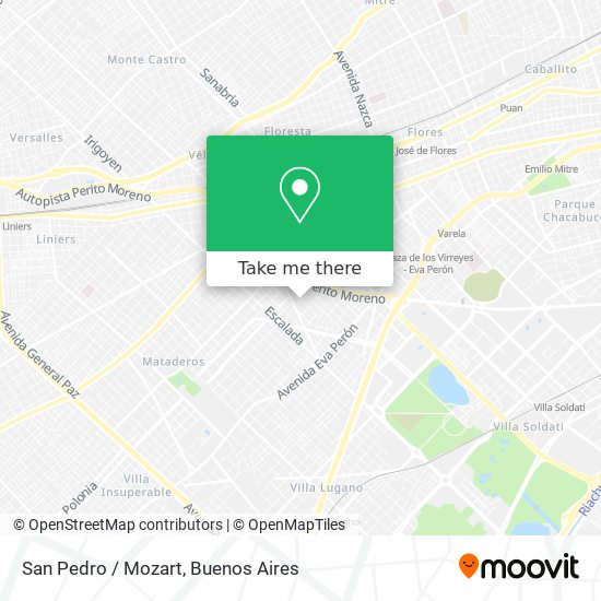 San Pedro / Mozart map