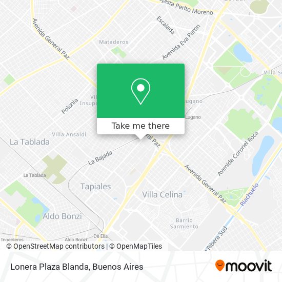 Lonera Plaza Blanda map