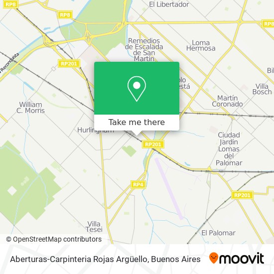 Mapa de Aberturas-Carpinteria Rojas Argüello