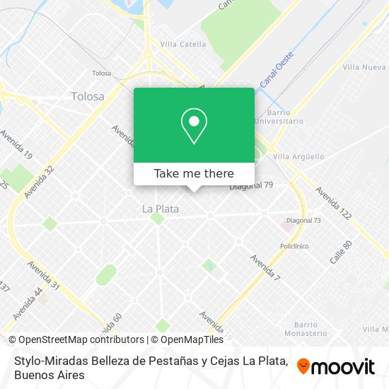 Stylo-Miradas Belleza de Pestañas y Cejas La Plata map
