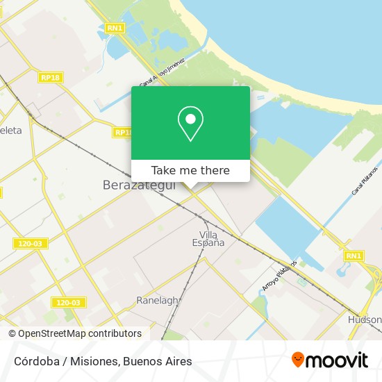 Córdoba / Misiones map
