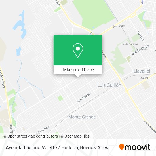 Mapa de Avenida Luciano Valette / Hudson