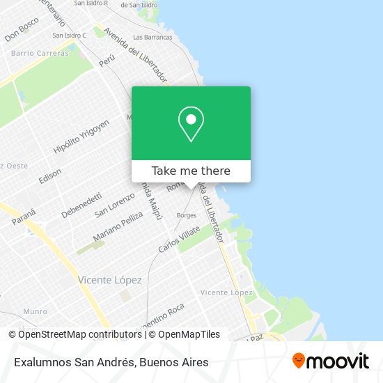 Mapa de Exalumnos San Andrés
