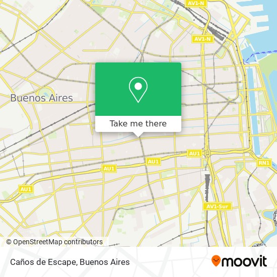 Caños de Escape map