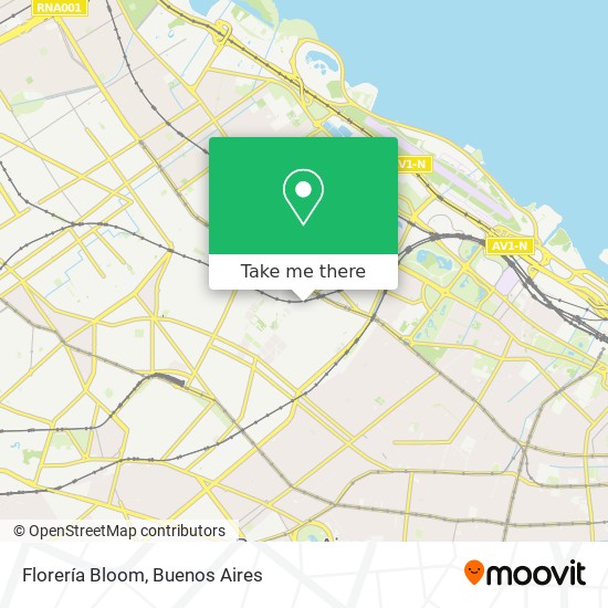 Florería Bloom map