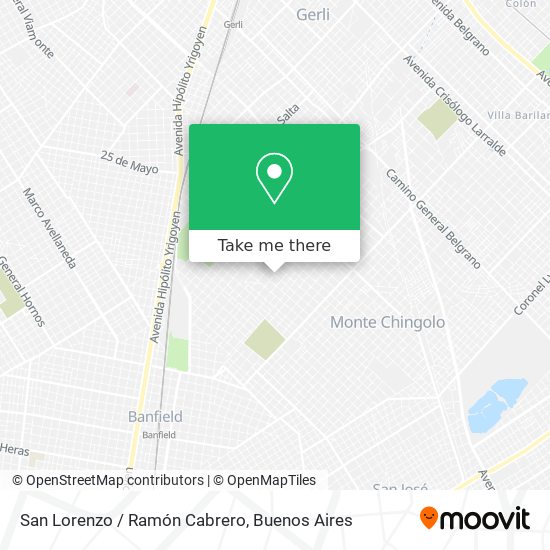 Mapa de San Lorenzo / Ramón Cabrero