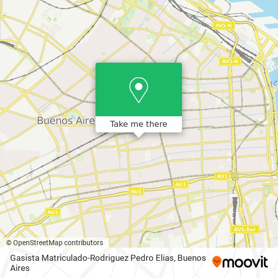 Gasista Matriculado-Rodriguez Pedro Elias map