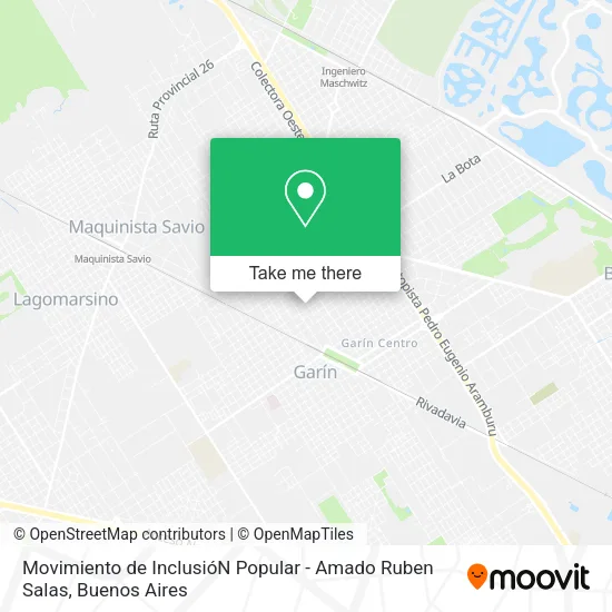 Mapa de Movimiento de InclusióN Popular - Amado Ruben Salas