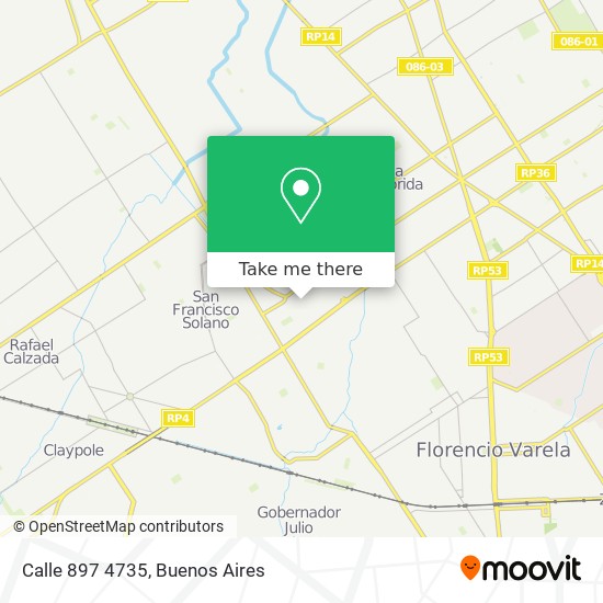 Mapa de Calle 897 4735