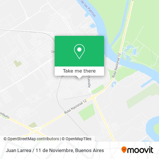 Juan Larrea / 11 de Noviembre map