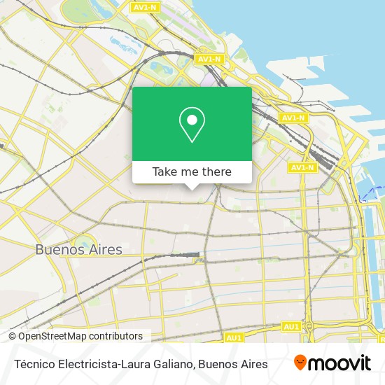 Técnico Electricista-Laura Galiano map