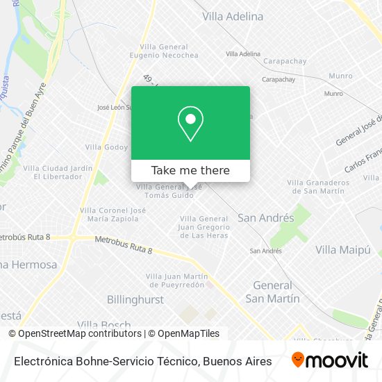 Electrónica Bohne-Servicio Técnico map