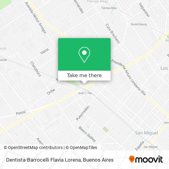 Dentista-Barrocelli Flavia Lorena map