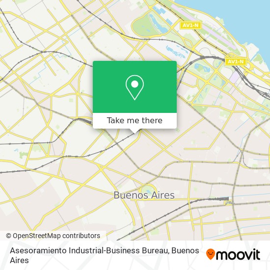 Asesoramiento Industrial-Business Bureau map