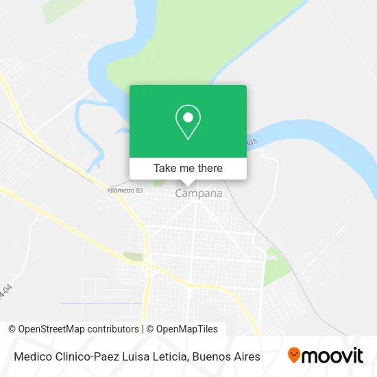 Medico Clinico-Paez Luisa Leticia map