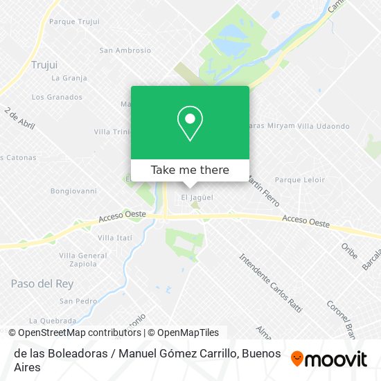 Mapa de de las Boleadoras / Manuel Gómez Carrillo