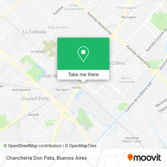 Mapa de Chancheria Don Pata