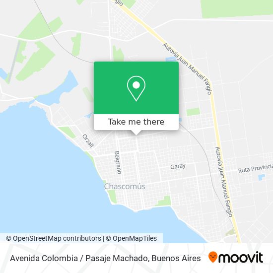 Avenida Colombia / Pasaje Machado map