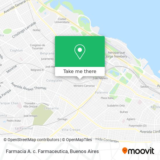 Farmacia A. c. Farmaceutica map