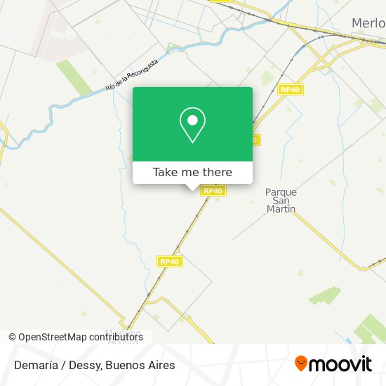 Demaría / Dessy map