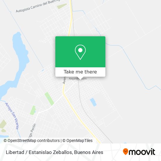 Libertad / Estanislao Zeballos map