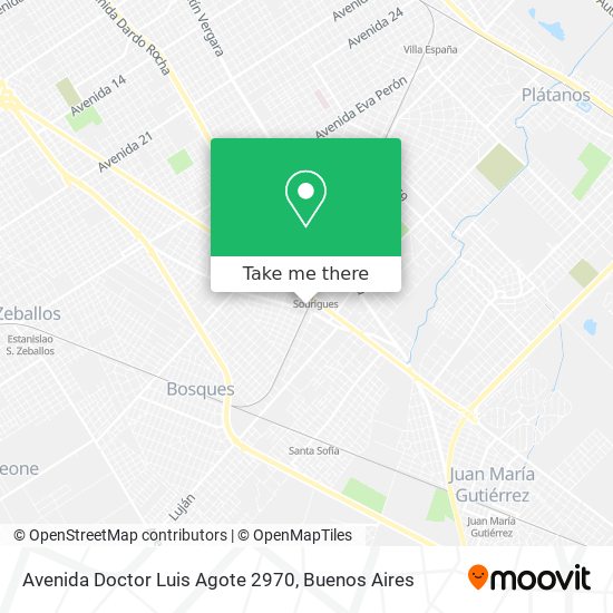 Avenida Doctor Luis Agote 2970 map