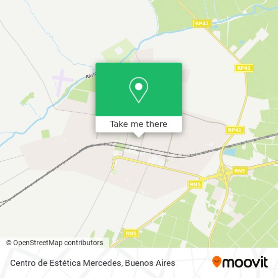 Centro de Estética Mercedes map